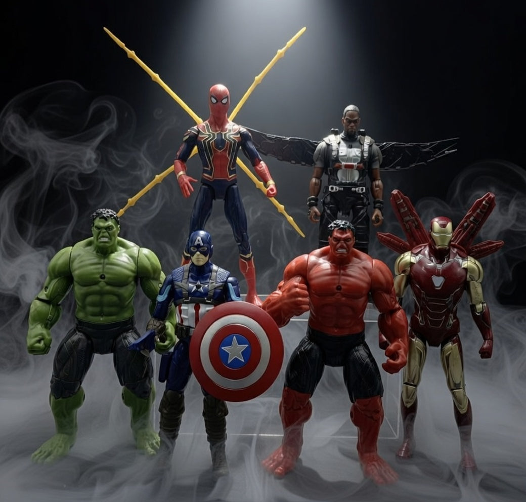 Marvel + DC Action Figures Sets