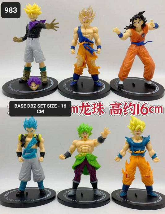 Dragon Ball Z Action Figures Set of 6
