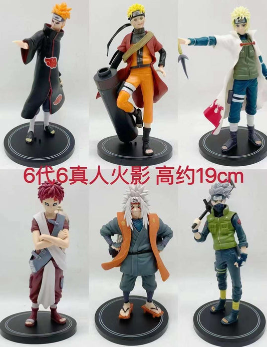 Naruto Set of 6 Big Action Figures