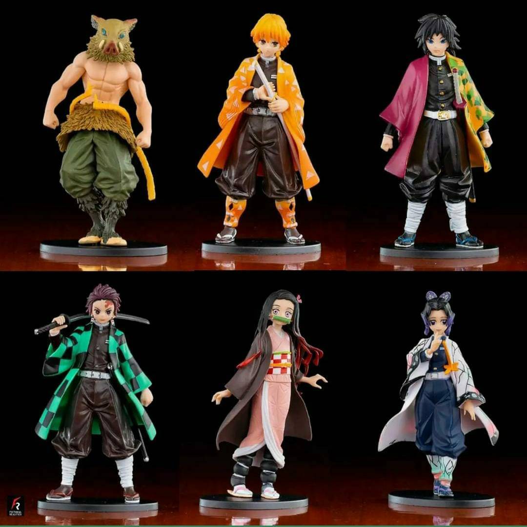 Demon Slayer Anime Action Figures (set of 6)