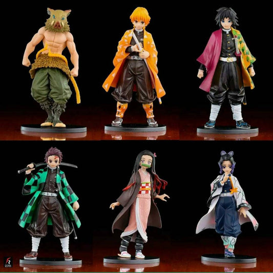 Demon Slayer Anime Action Figures (set of 6)