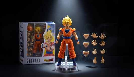 Goku Action Figure Set With Hands and Dragon Ball