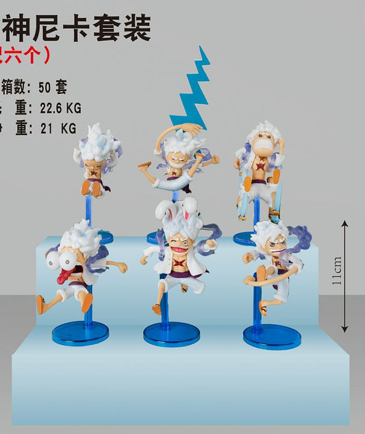 Luffy Gear 5 Action Figure Set of 6