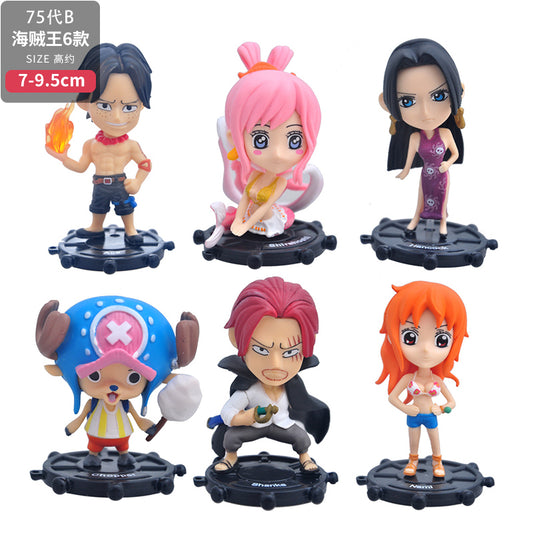 One Piece Set of 6 Action Figures