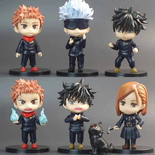 JuJitsu Kaisen Figures(6 pc set) Action Figures