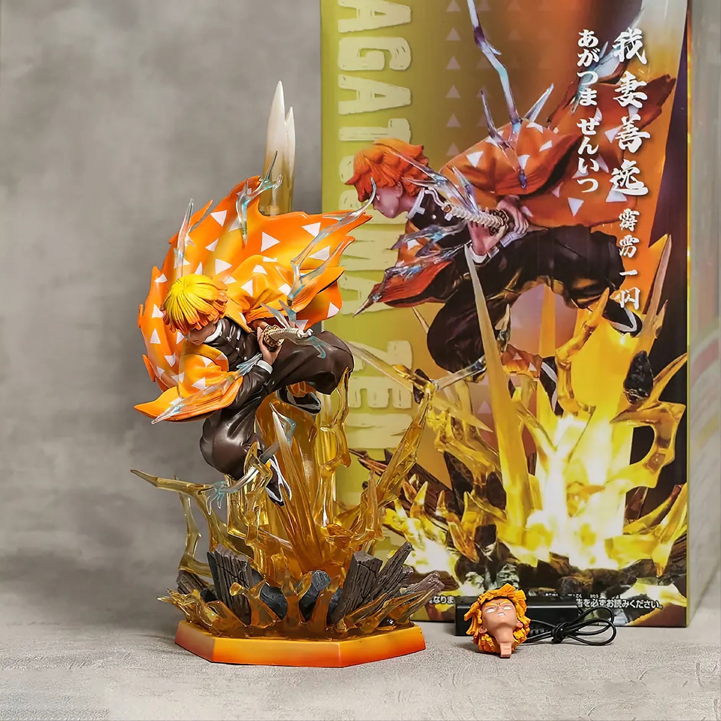 Zenitsu Figure with light Premium Action Figure With LED Lights