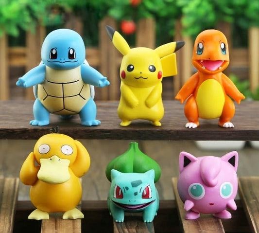 Pokemon Set of 6 Action Figure