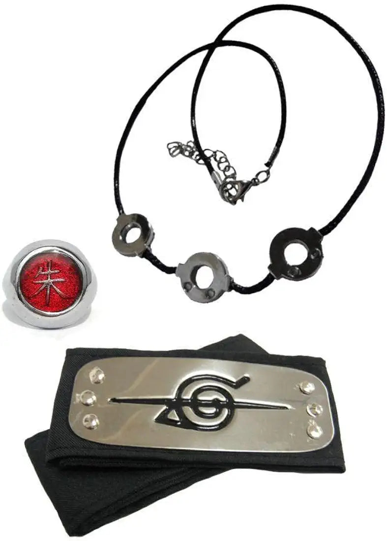 Naruto set of 3 Accessories