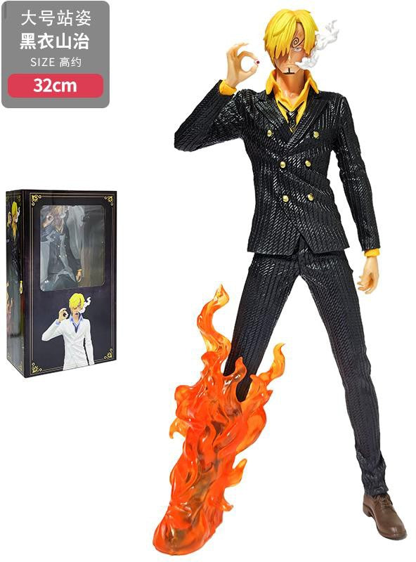 Sanji Action Figure, Black Suit with Yellow Accents