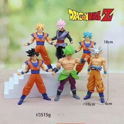 Dragon Ball Z Set of 6 Action Figures