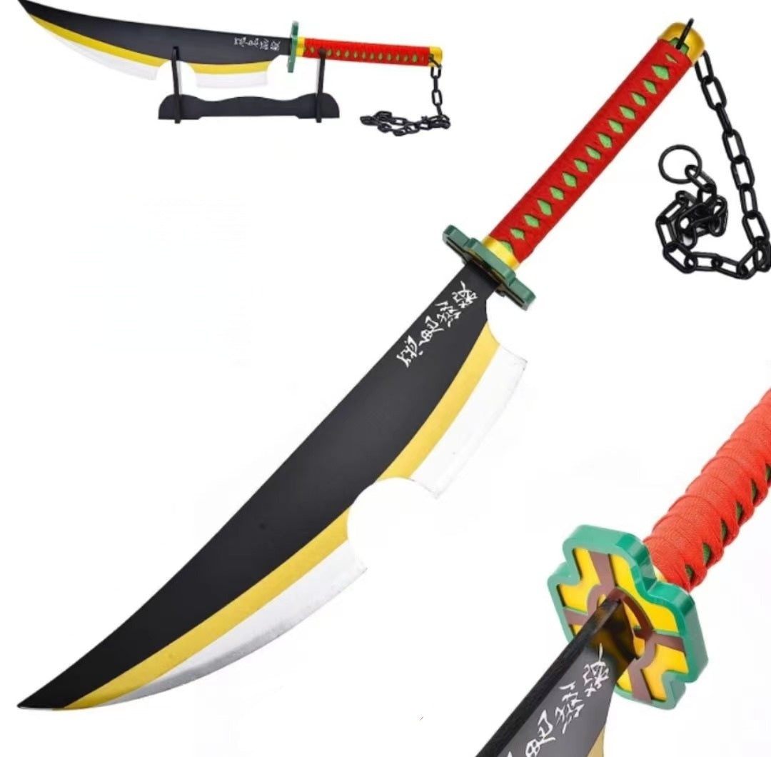 Tengen Uzui Set of 2 Wooden Katana