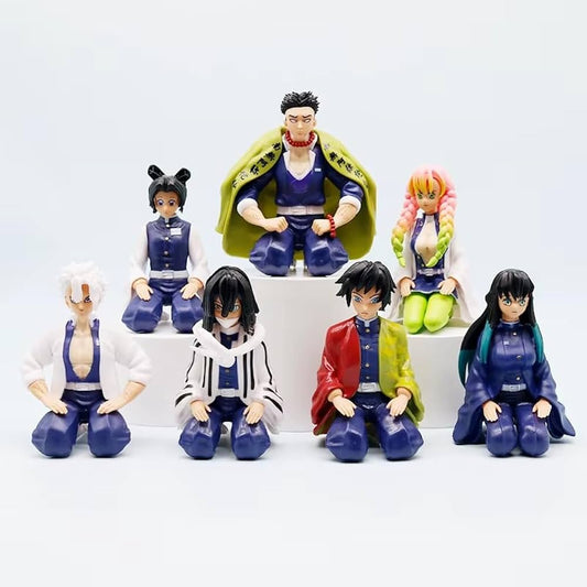 Demonslayer Hashira Sitting Set of 7
