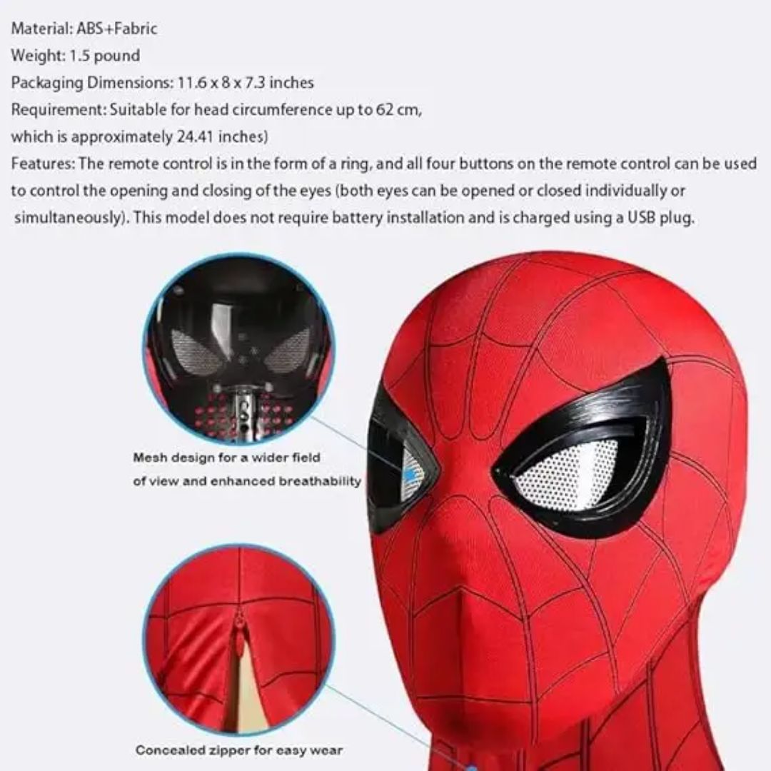 Spiderman Mask-Remote Controlled