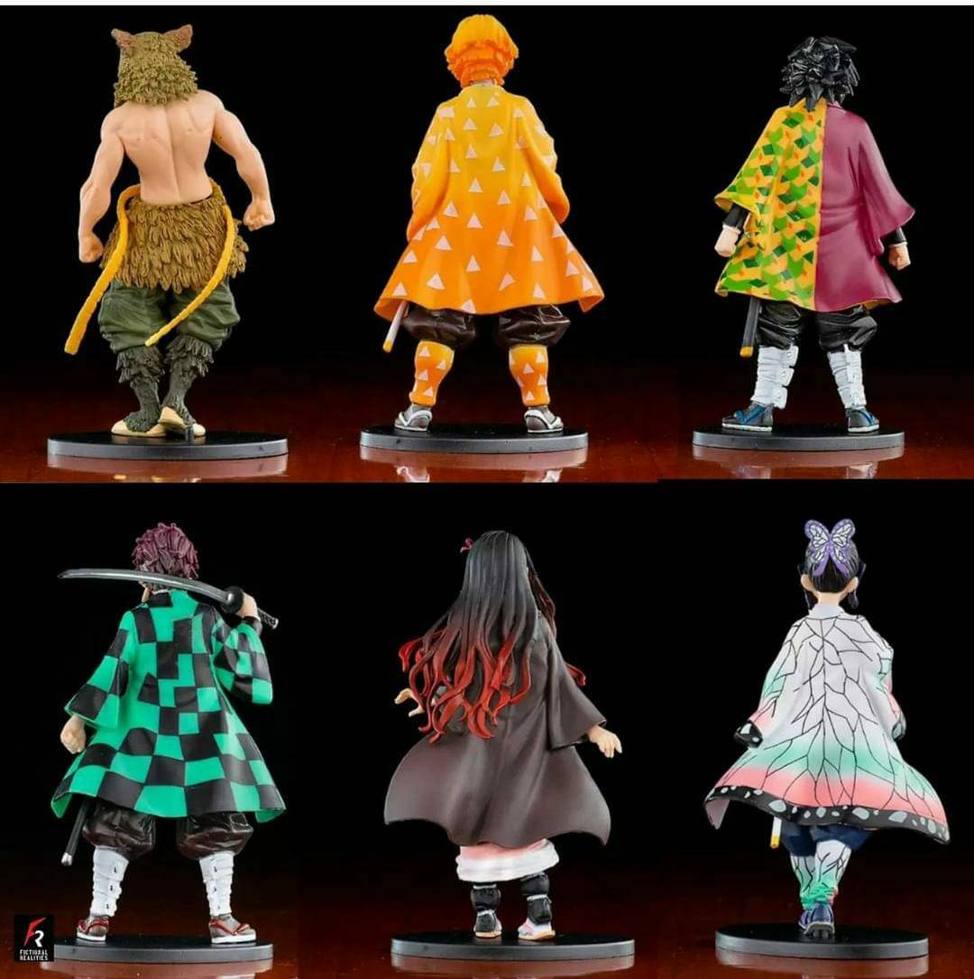 Demon Slayer Anime Action Figures (set of 6)