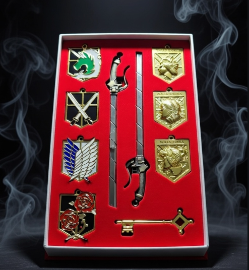 Attack on Titan premium Keychains Gift Set
