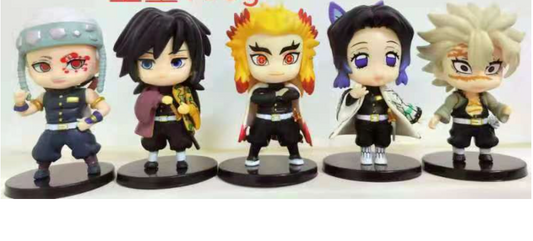 Hashira Set of 5 Demon Slayer Action Figures