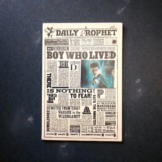 Harry Potter Hard Cover Leticular Print Diary