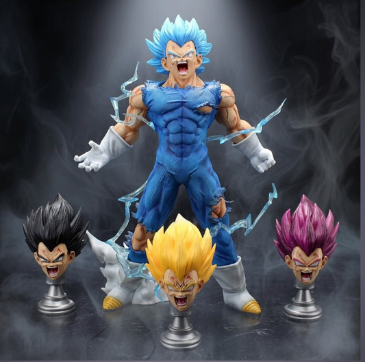 Vegeta ( with 3 heads for customization )  Action Figure