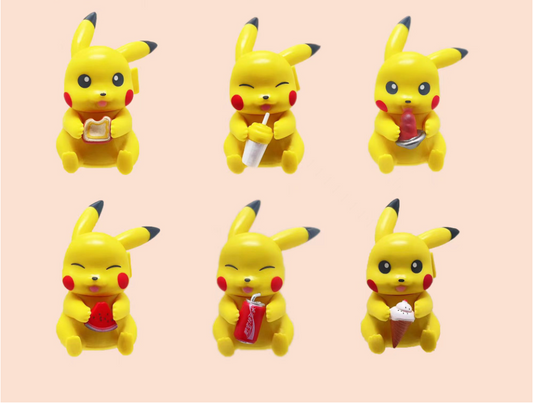 Pikachu Action Figure Set of 6