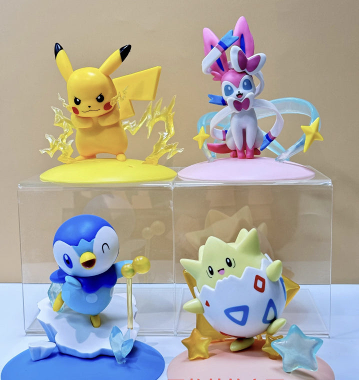 Pokemon set of 4 Action Figures