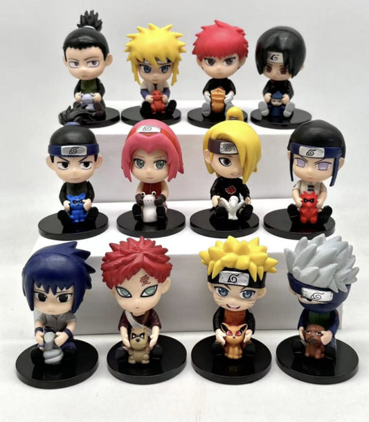 Naruto set of 12 Action Figures