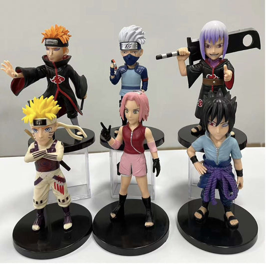 Naruto Set of 6 large Action Figures