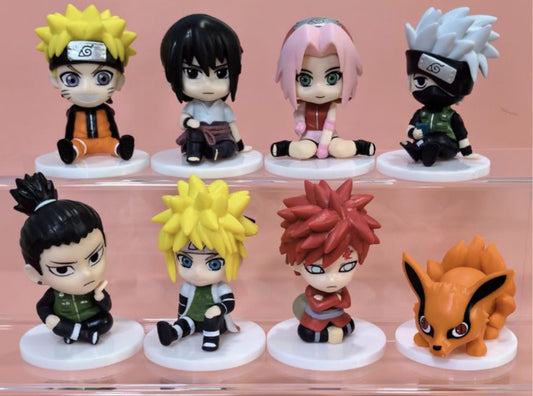 Naruto Set of 8 Action Figures
