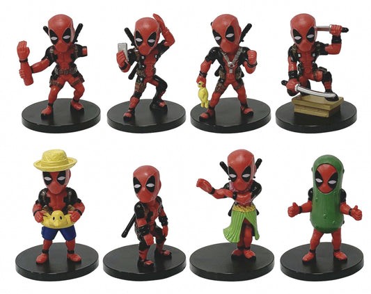 Deadpool set of 8 Action Figures