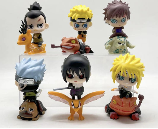 Naruto Jinchuriki Set of 6 Action Figures