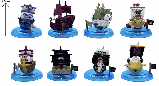 One Piece Ship set of 8 Figures