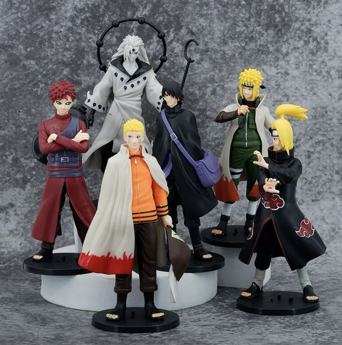 Naruto Set of 6 Large Action Figures