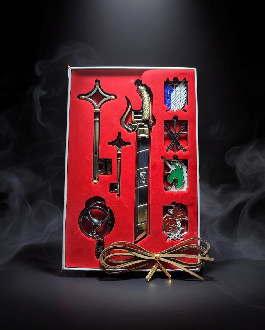 Attack on Titan premium Keychains Gift Set