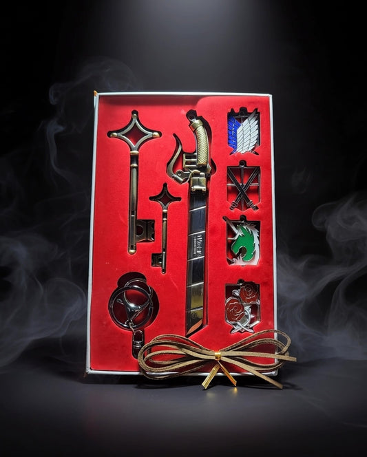 Attack on Titan premium Keychains Gift Set
